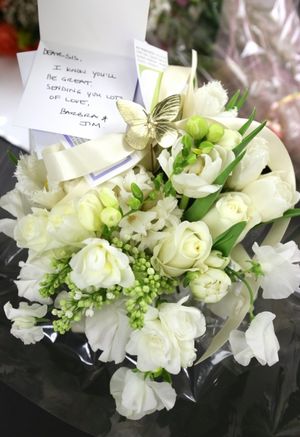 Flowers from Barbra Streisand @ BroadwayWorld Flowers from Barbra Streisand Photo