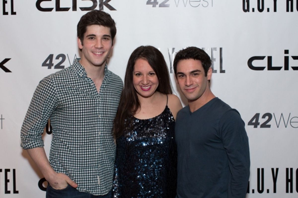 Adam Kaplan, Yvette Kojic, Tommy Bracco at 