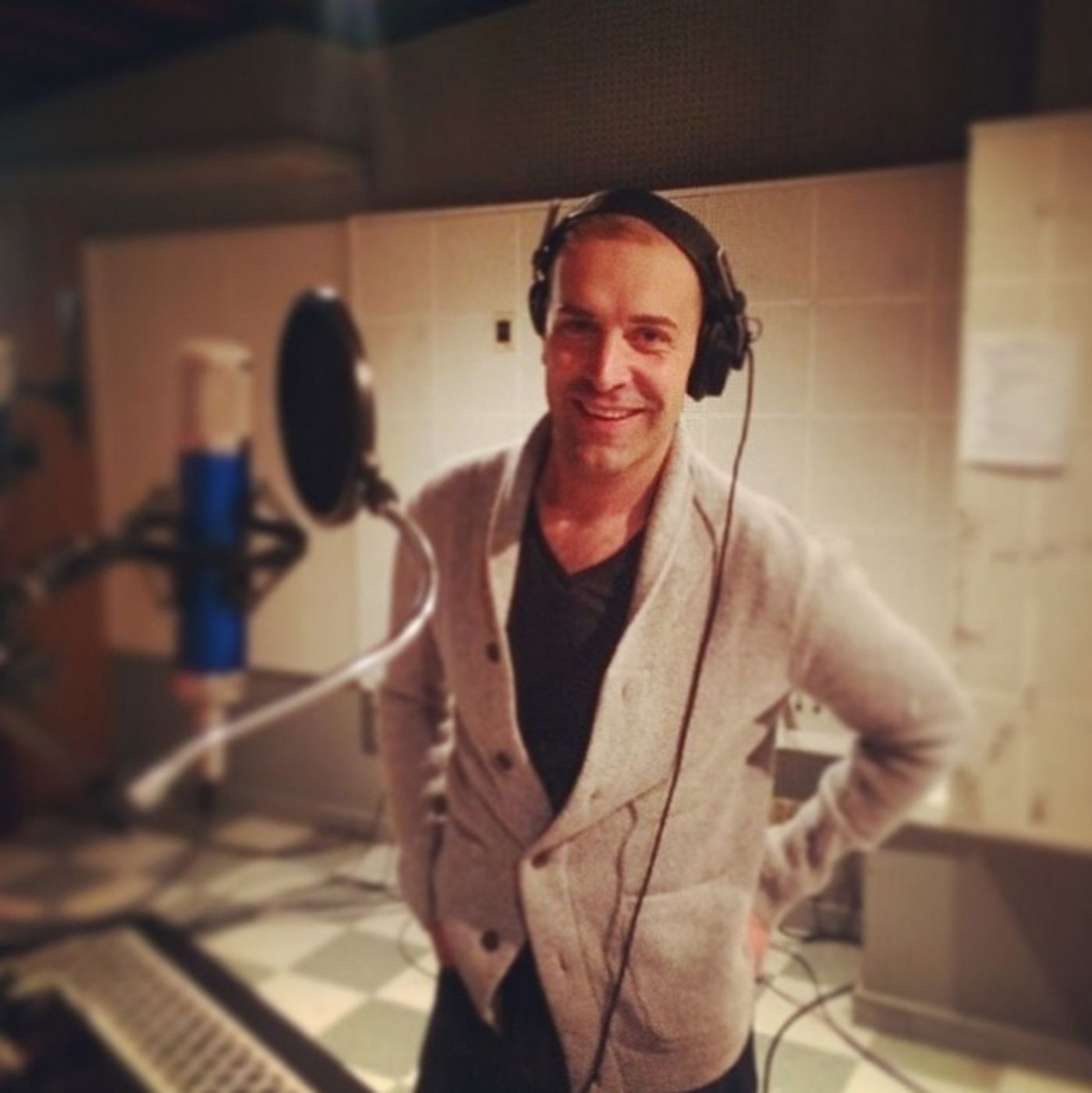 Photo Flash: In the Recording Studio with the Cast of VIOLET!  Image