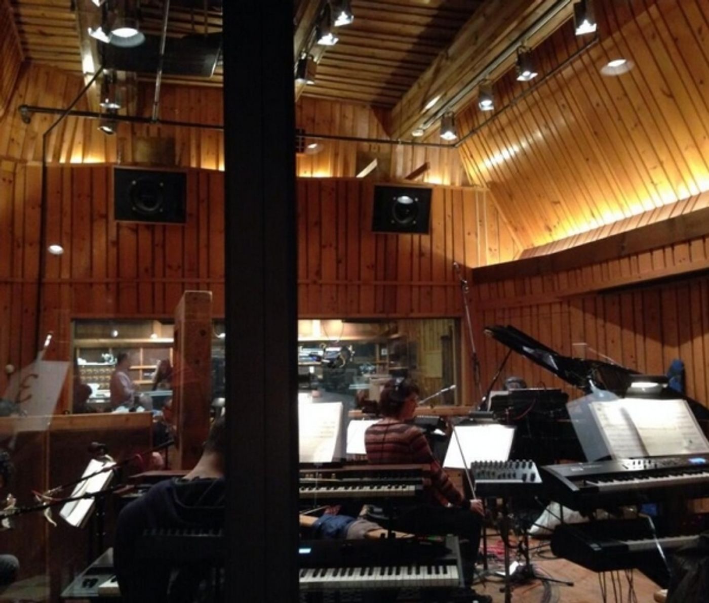 Photo Flash: In the Recording Studio with the Cast of VIOLET!  Image