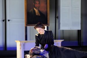 Robert Jason Jackson (Ezra Mannon) and Mattie Hawkinson (Lavinia Mannon) Photo