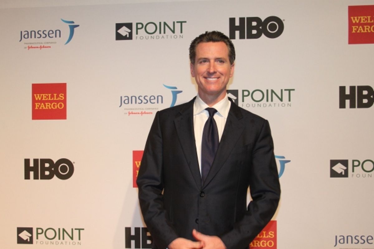 Gavin Newsom at 
