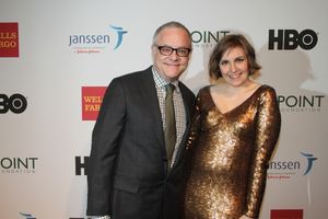 Dr. Neal Baer and Lena Dunham @ BroadwayWorld Dr. Neal Baer and Lena Dunham Photo