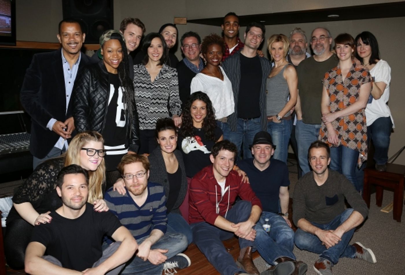 Photo Coverage: Inside the Recording Studio with the Cast of IF/THEN!  Image
