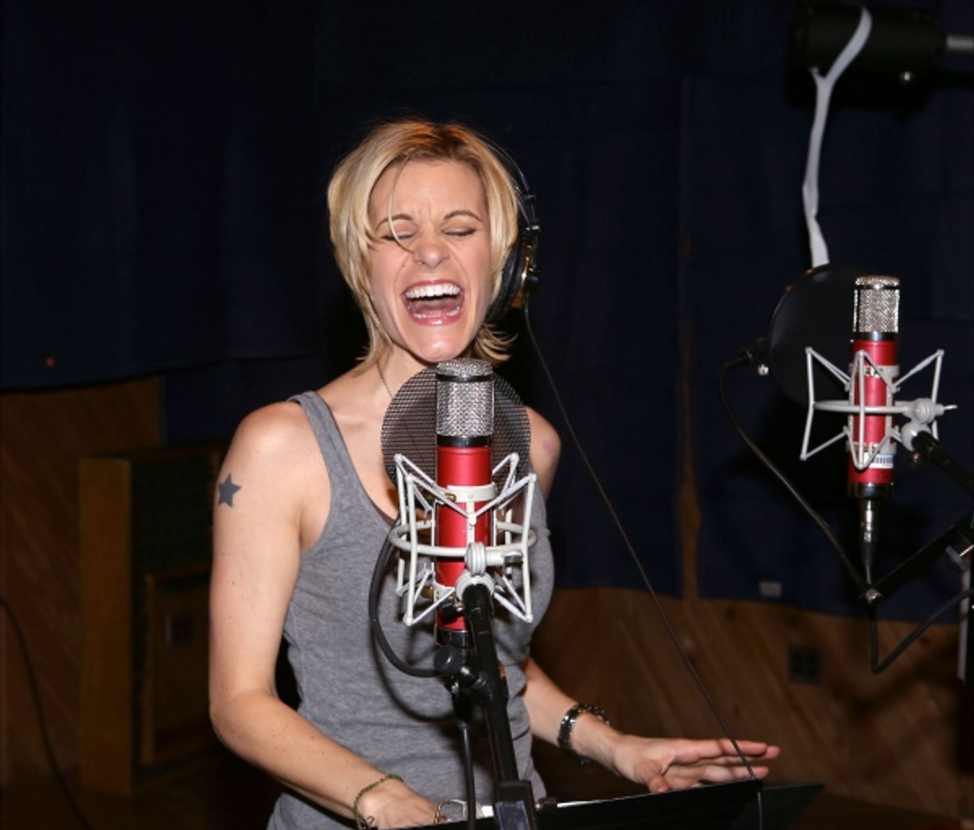 Photo Coverage: Inside the Recording Studio with the Cast of IF/THEN!  Image