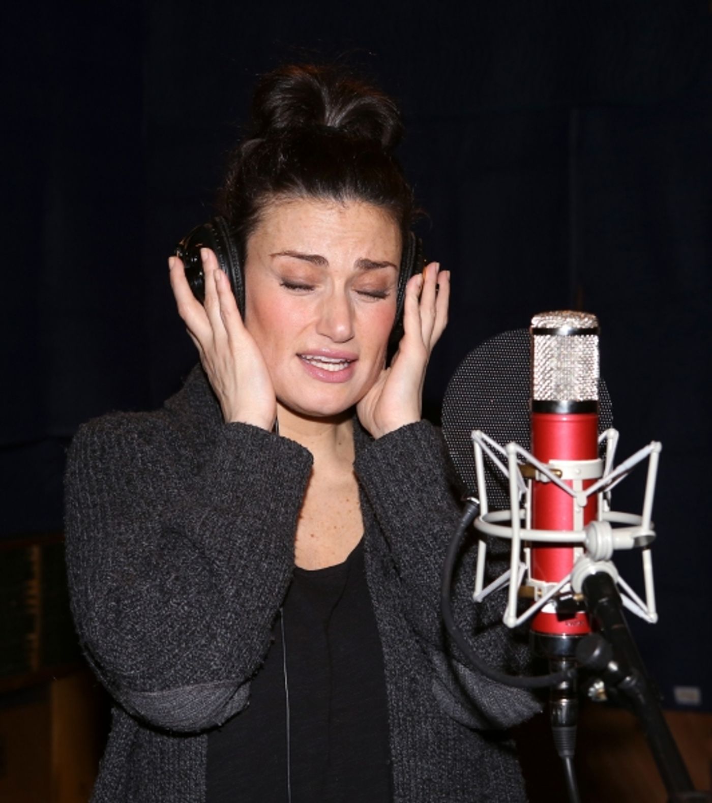 Photo Coverage: Inside the Recording Studio with the Cast of IF/THEN!  Image