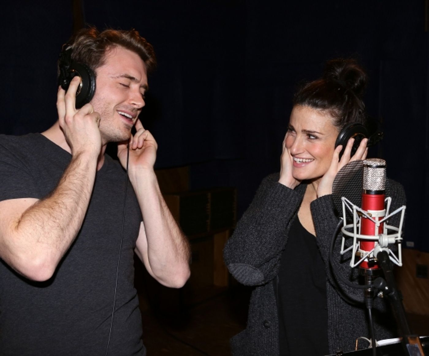 Photo Coverage: Inside the Recording Studio with the Cast of IF/THEN!  Image