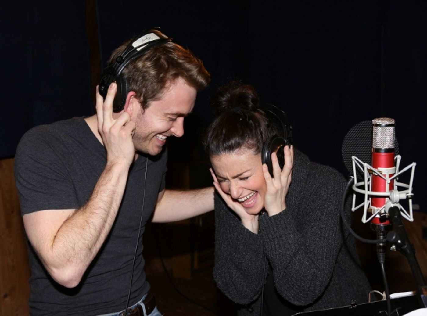 Photo Coverage: Inside the Recording Studio with the Cast of IF/THEN!  Image