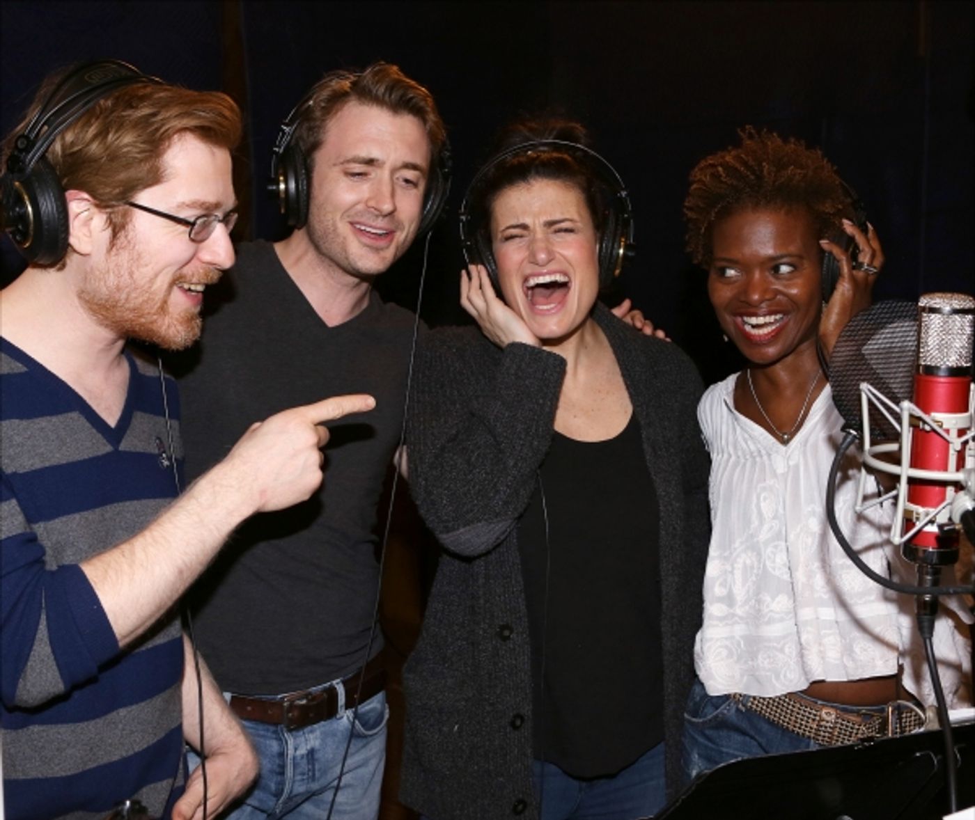 Photo Coverage: Inside the Recording Studio with the Cast of IF/THEN!  Image