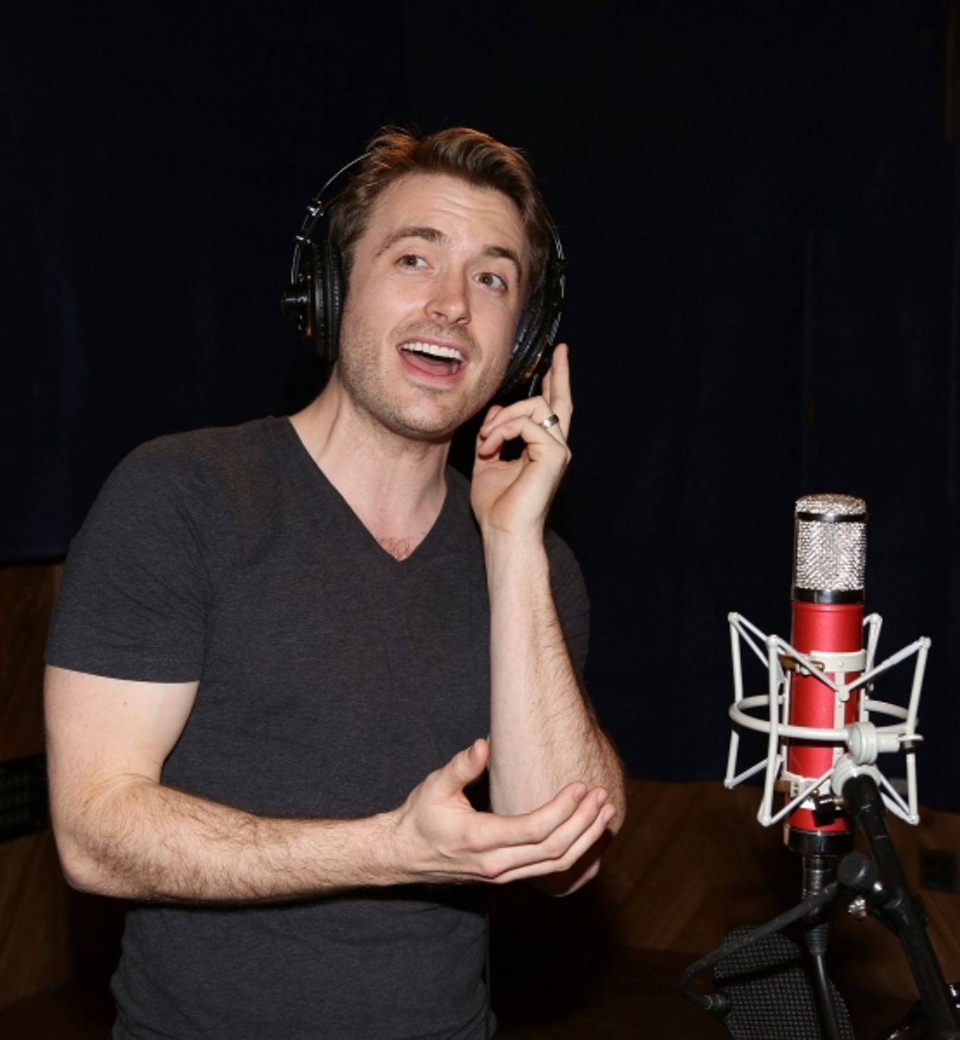 Photo Coverage: Inside the Recording Studio with the Cast of IF/THEN!  Image