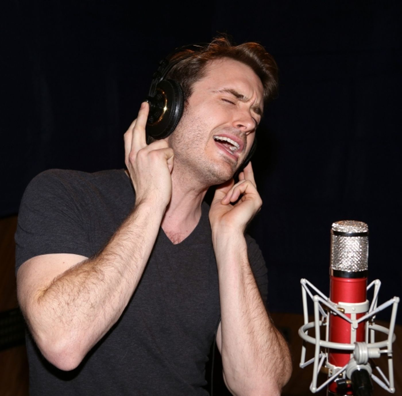 Photo Coverage: Inside the Recording Studio with the Cast of IF/THEN!  Image