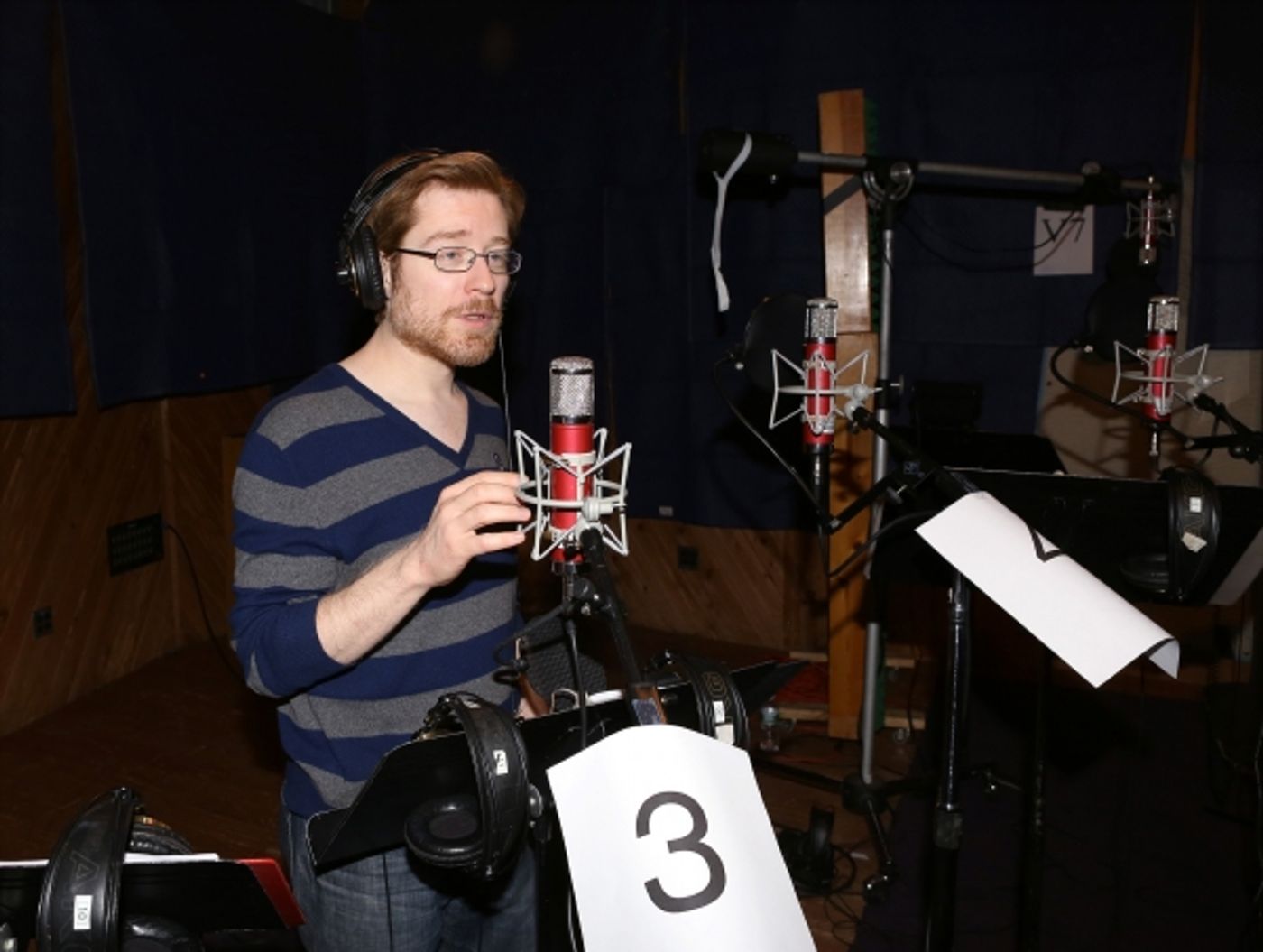 Photo Coverage: Inside the Recording Studio with the Cast of IF/THEN!  Image