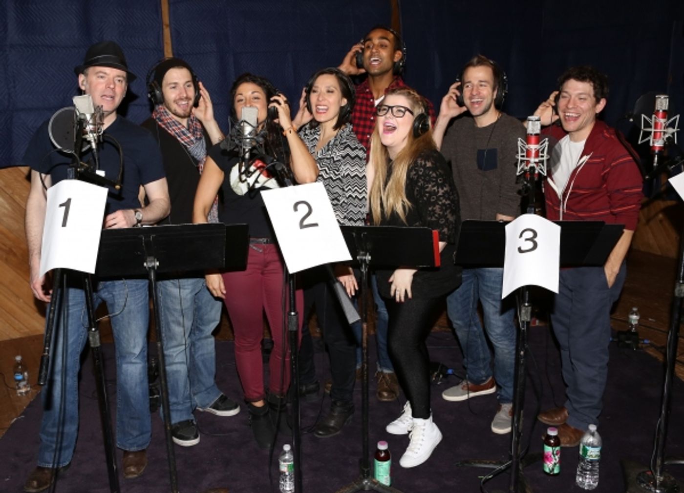 Photo Coverage: Inside the Recording Studio with the Cast of IF/THEN!  Image