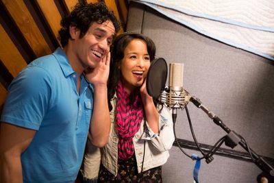 Adam Jacobs and Courtney Reed Photo