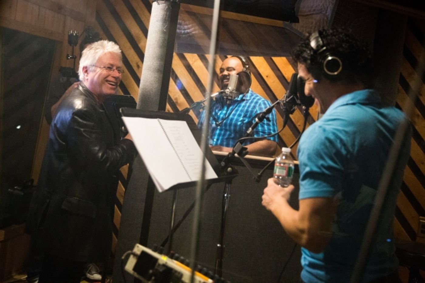 Photo Flash: A Whole New Album! In the Recording Studio with Cast of ALADDIN  Image