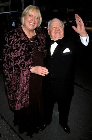 Mickey Rooney and wife attend Liza Minnelli and David Gest''s wedding held at Marble  Photo