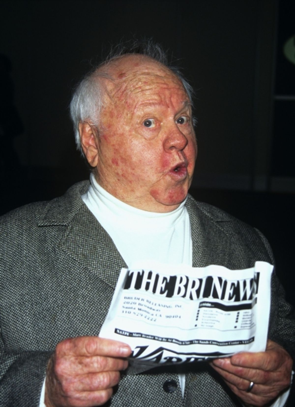 Mickey Rooney at The Sands Expo in Las Vegas in January of 1996. at 