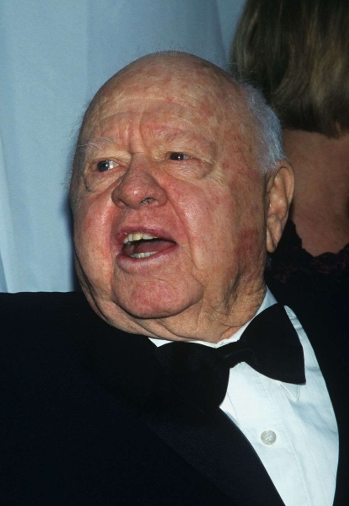 Mickey Rooney attends Liza Minelli and David Gest''s wedding held at Marble Collegiate Church in New York City on March 16th, 2002. at 