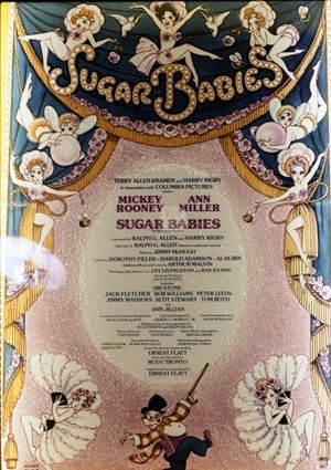 Theatre Marquee for Ann Miller & Mickey Rooney starring in Sugar Babies opening on Br Photo