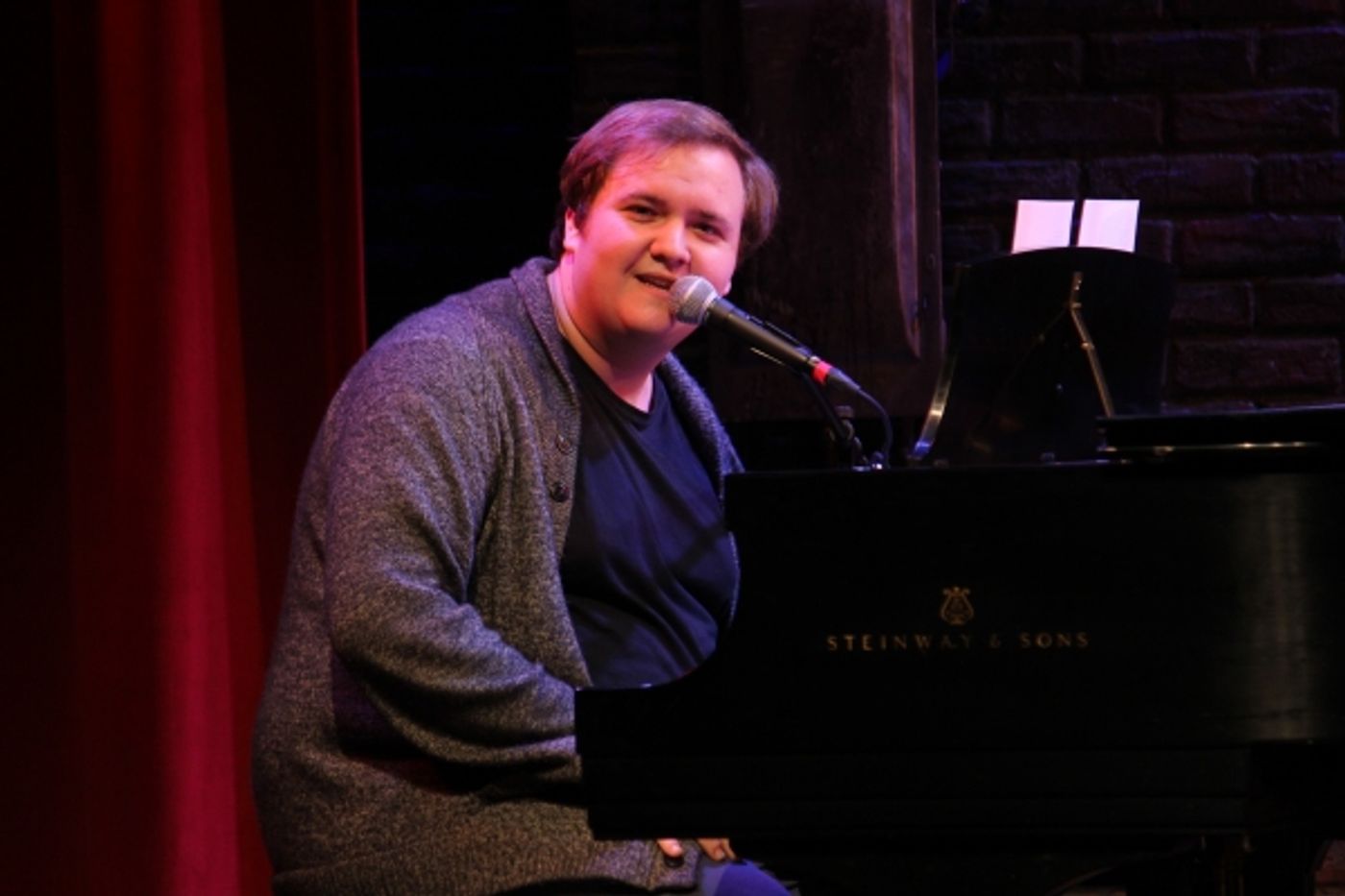 Photo Coverage: Brett Ryback and Alexander Sage Oyen Visit Murderous Musical Mondays at MURDER FOR TWO!  Image