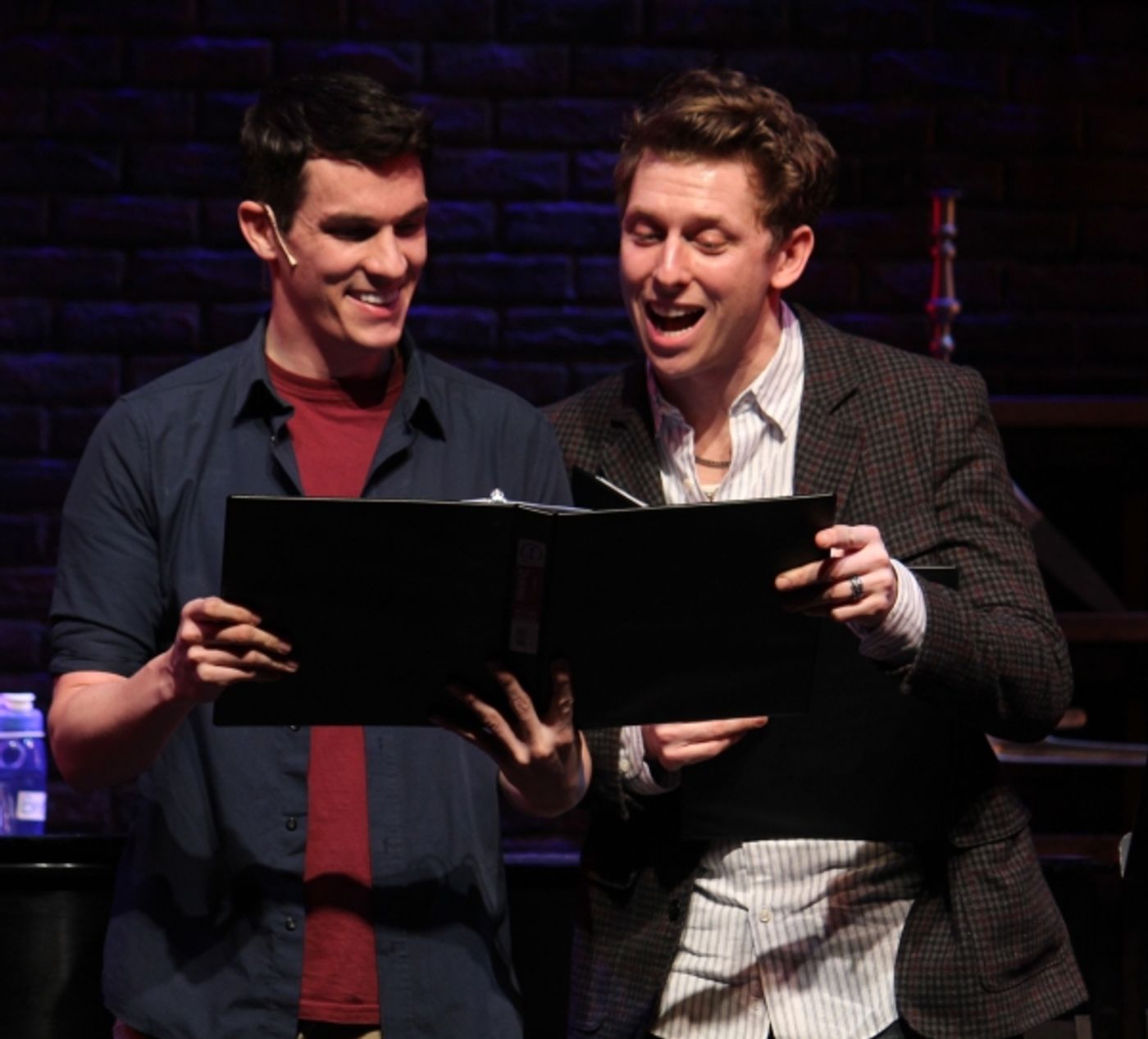 Photo Coverage: Brett Ryback and Alexander Sage Oyen Visit Murderous Musical Mondays at MURDER FOR TWO!  Image