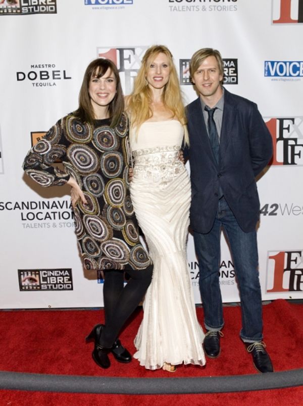 FALL TO RISE producer Tiffany Bartok, star Katherine Crockett and director Jayce Bart Photo