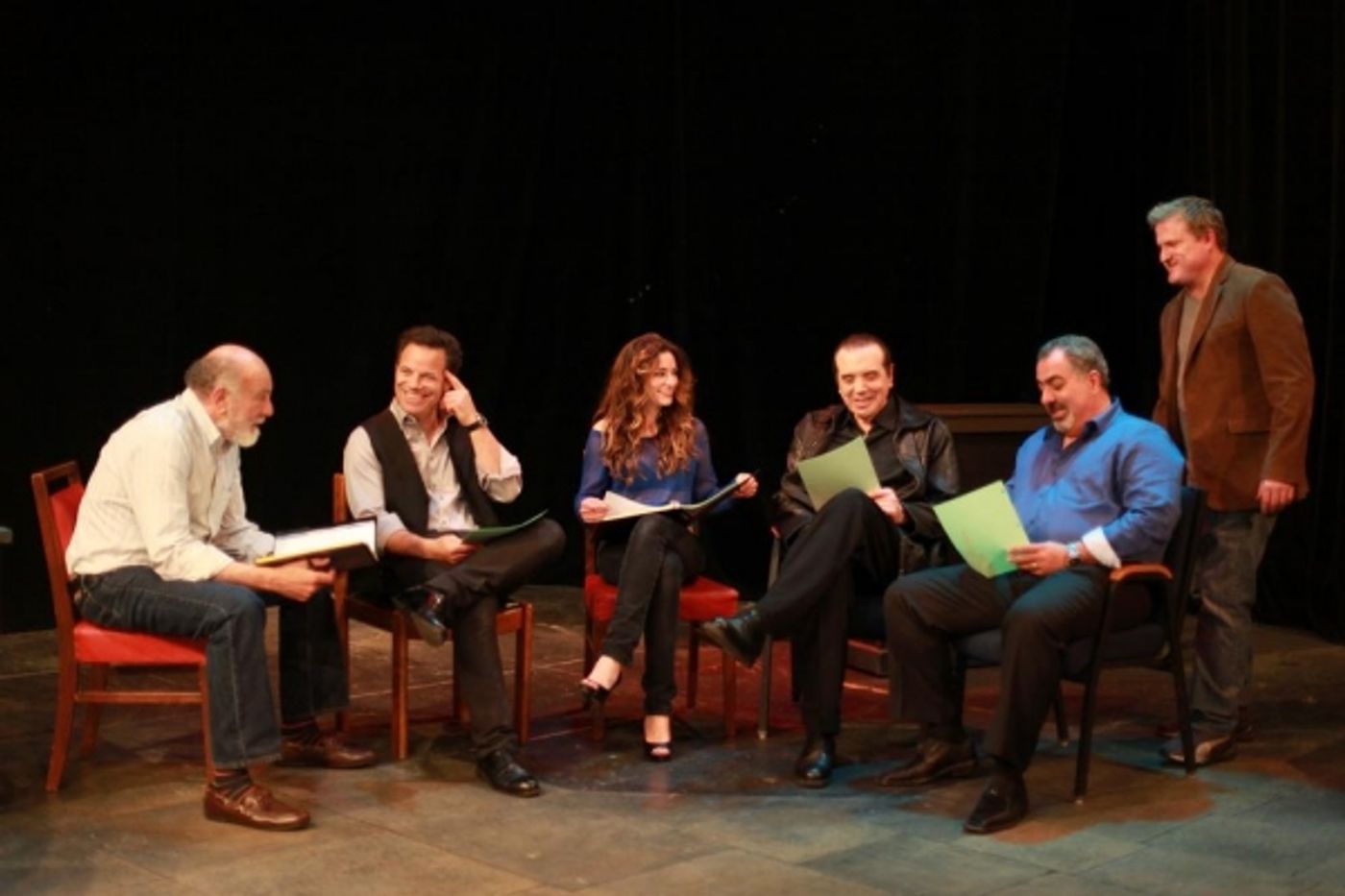 Photo Flash: In Rehearsals with Chazz Palminteri and More for UNORGANIZED CRIME in LA  Image