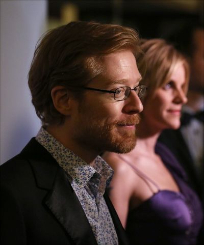 Anthony Rapp photographed at the Edison Ballroom on March 30, 2014 in New York City. Photo