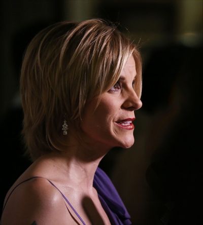 Jenn Colellaphotographed at the Edison Ballroom on March 30, 2014 in New York City. Photo