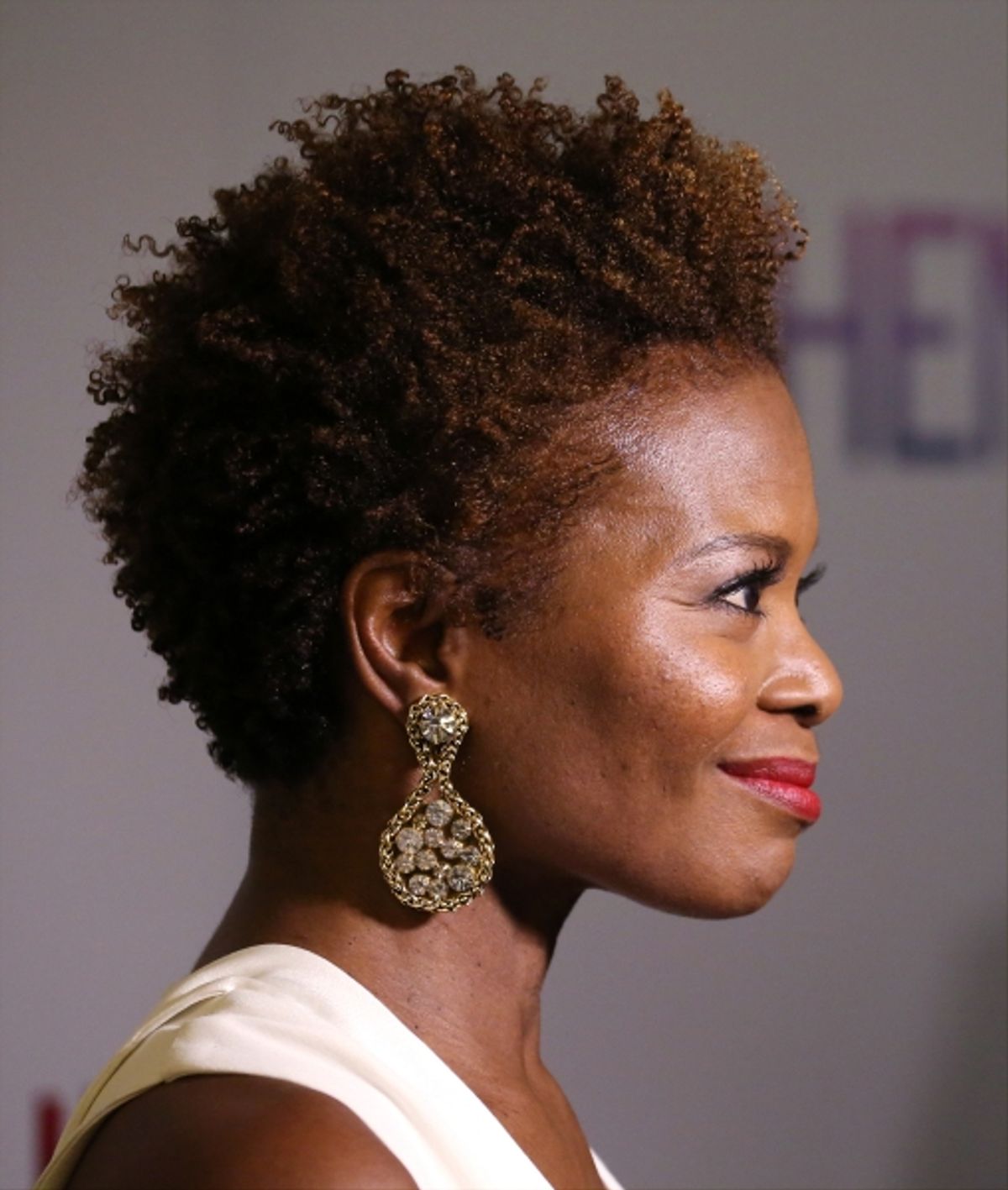 LaChanze photographed at the Edison Ballroom on March 30, 2014 in New York City. at 