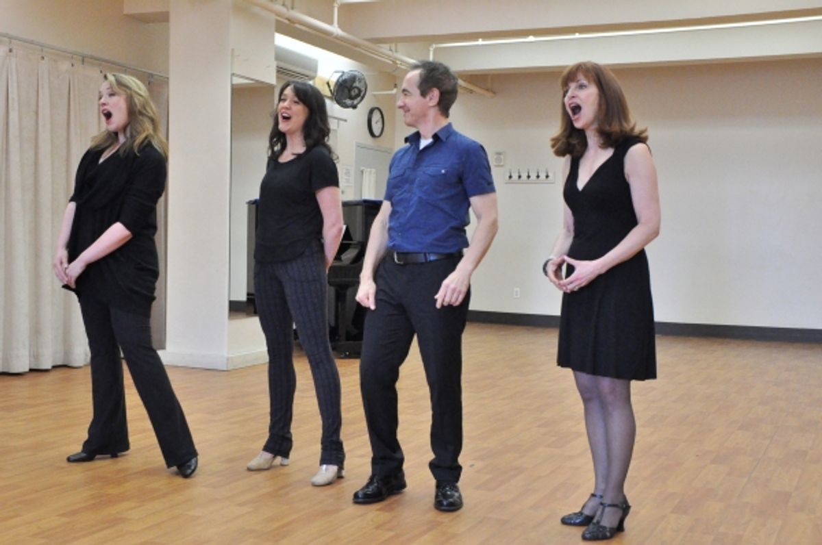 Emily Skinner, Cameron Adams, Jason Graae and Lynne Halliday at 