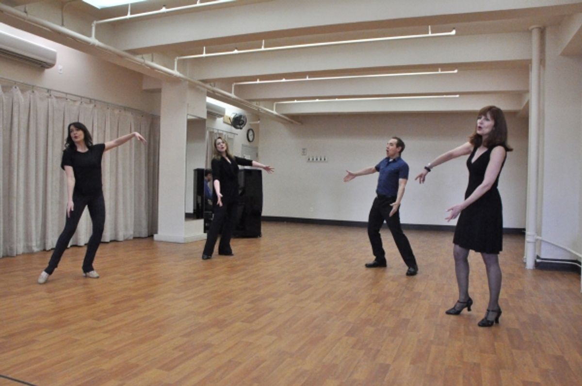 Cameron Adams, Emily Skinner, Jason Graae and Lynne Halliday at 