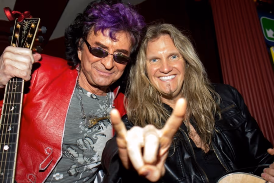 Photo Coverage: ROCK OF AGES Celebrates 5 Years on Broadway with Survivor's Jim Peterik Image