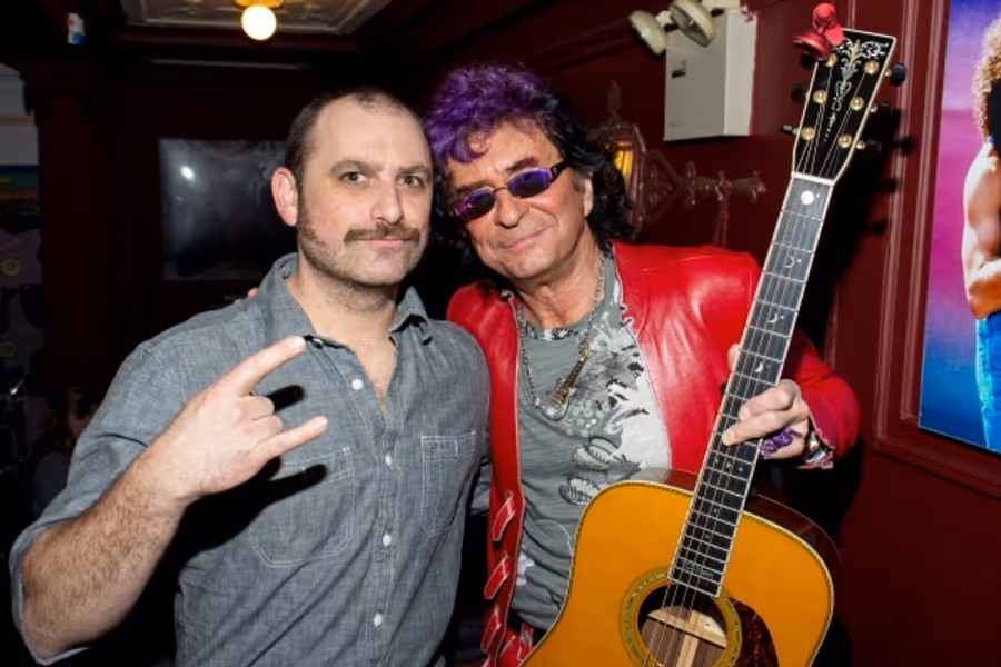 Photo Coverage: ROCK OF AGES Celebrates 5 Years on Broadway with Survivor's Jim Peterik Image