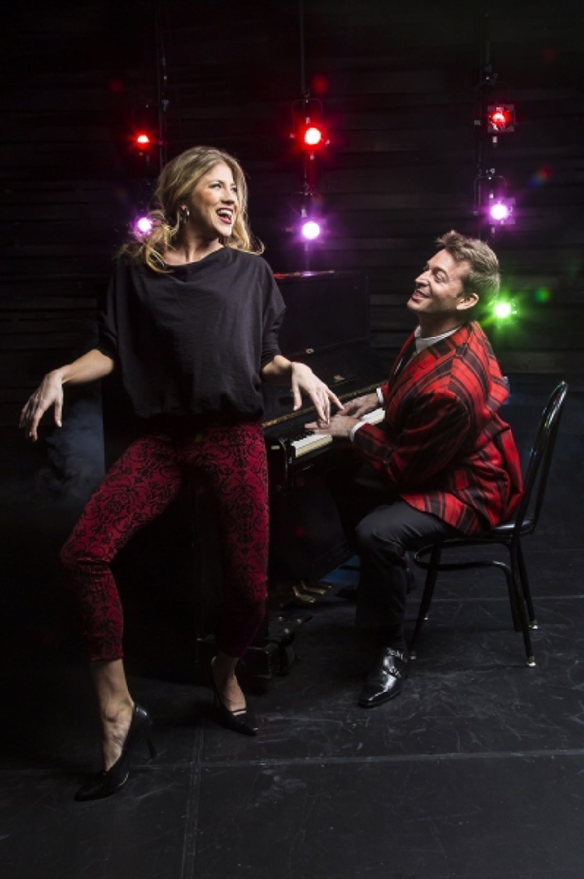 Ashley Blair Fitzgerald and Levi Kreis at 