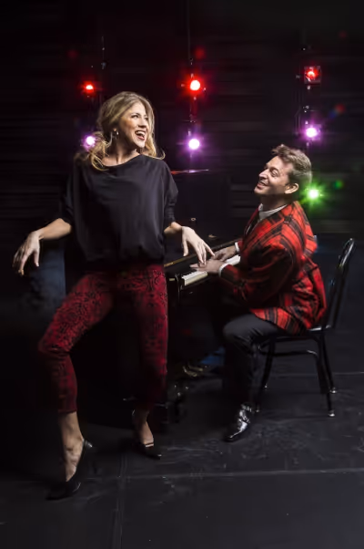 Ashley Blair Fitzgerald and Levi Kreis Photo
