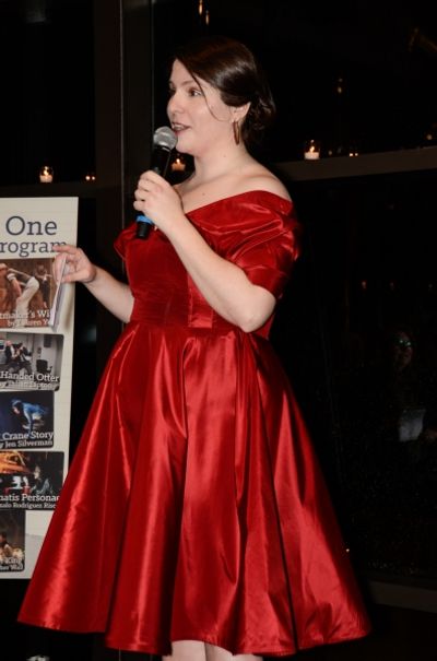 Katherine Kovner announcing the season Photo