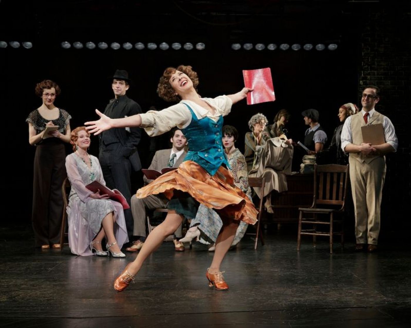 Photo Flash: First Look at Zach Braff, Nick Cordero, Marin Mazzie, Betsy Wolfe and More in BULLETS OVER BROADWAY!  Image