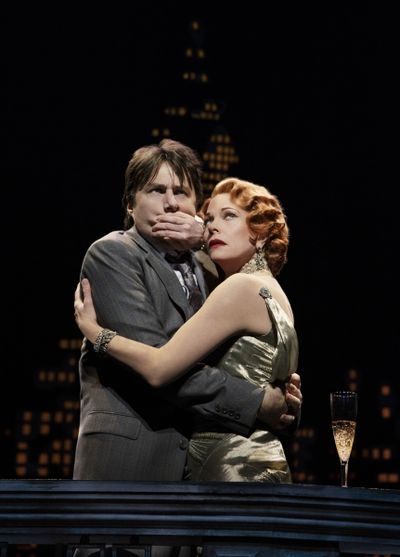 Zach Braff and Marin Mazzie Photo