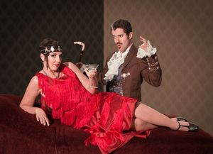 DeLayne Dayton is The Chaperone and Wes Tolman is Aldolpho Photo