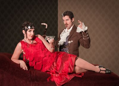 DeLayne Dayton is The Chaperone and Wes Tolman is Aldolpho Photo