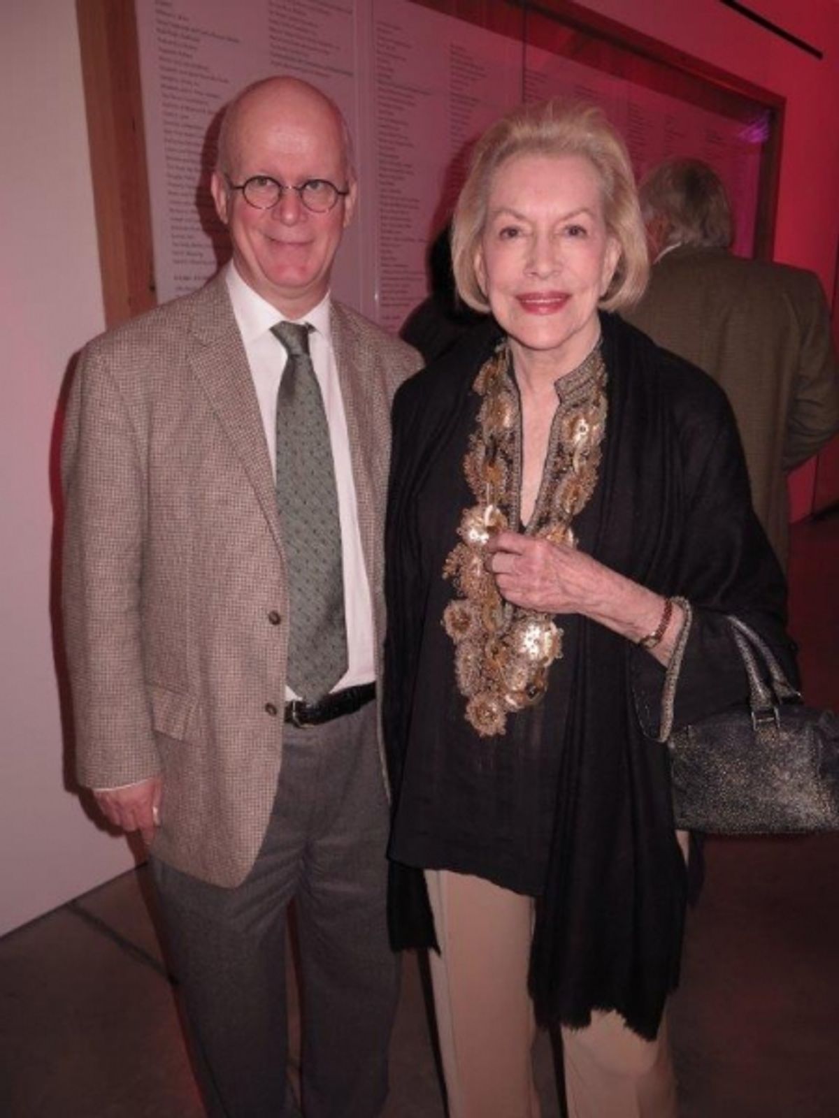 Gary Lawrance and Zita Davisson at 
