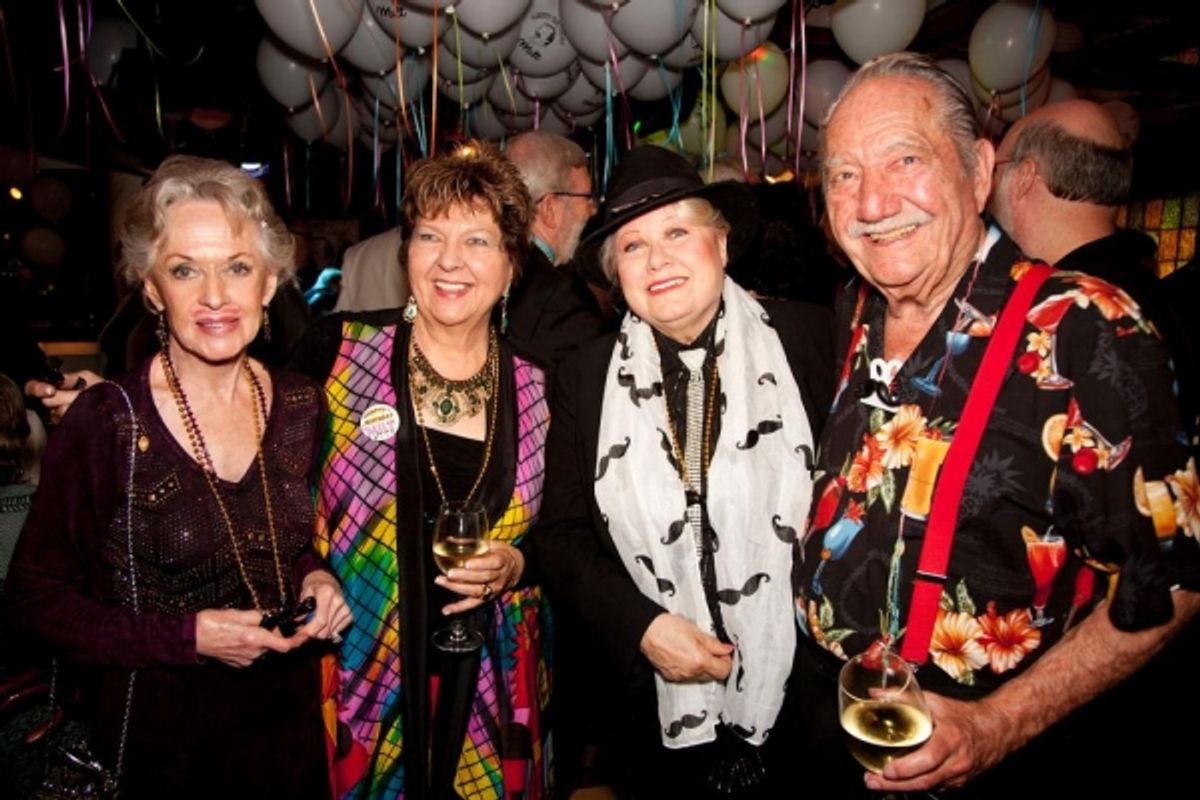 Tippi Hedren, Arlene Larsen, Ilene Larsen and Milt Larsen at 