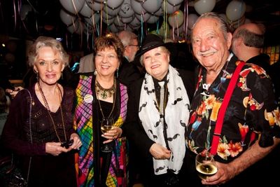 Tippi Hedren, Arlene Larsen, Ilene Larsen and Milt Larsen Photo
