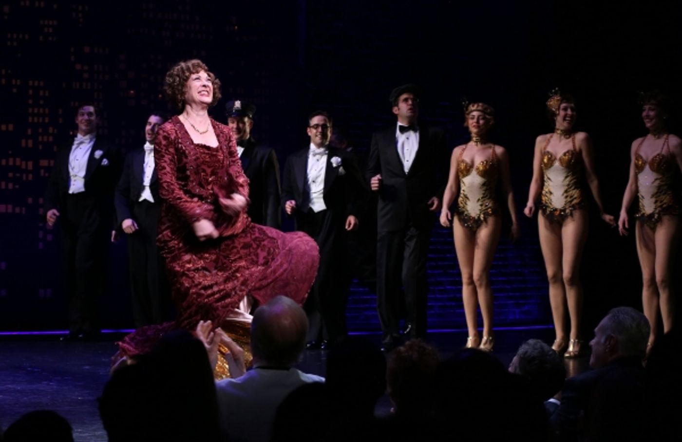 Photo Coverage: Sitting at the Top of the World! BULLETS OVER BROADWAY Cast Takes Opening Night Bows  Image