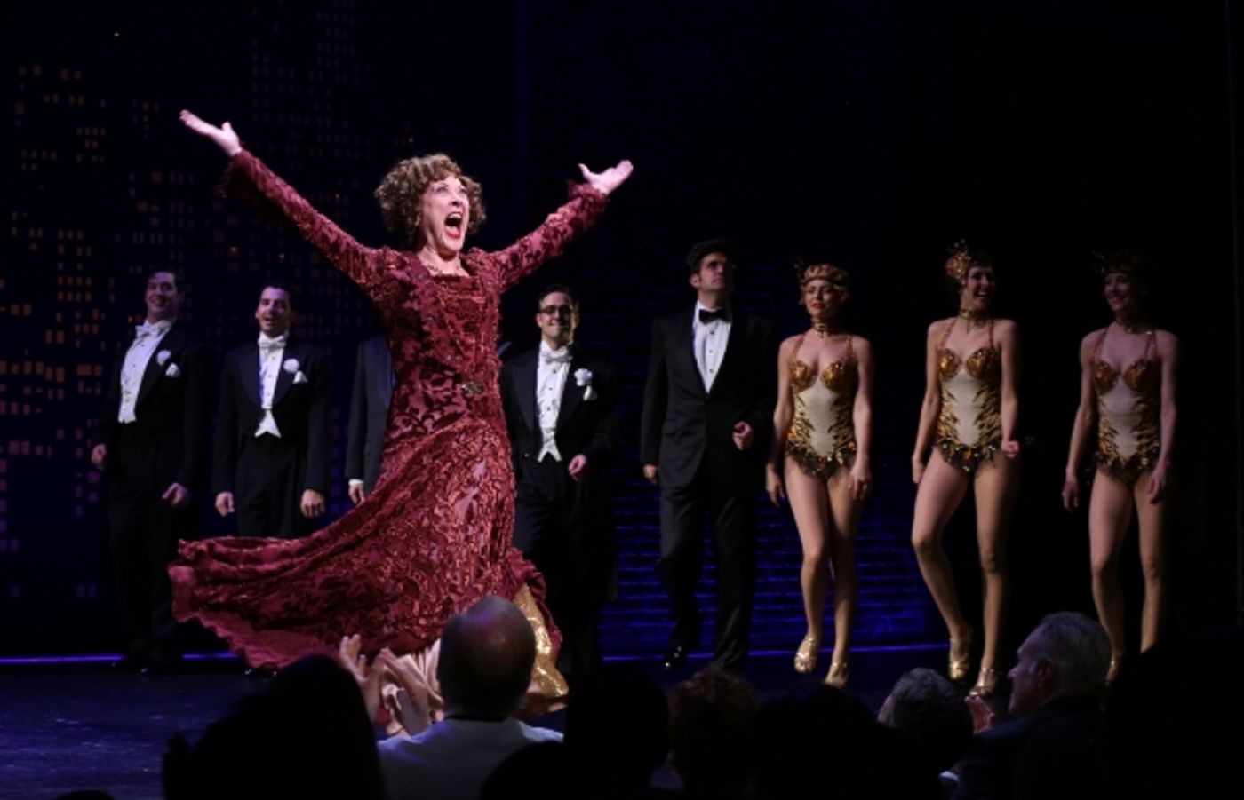 Photo Coverage: Sitting at the Top of the World! BULLETS OVER BROADWAY Cast Takes Opening Night Bows  Image