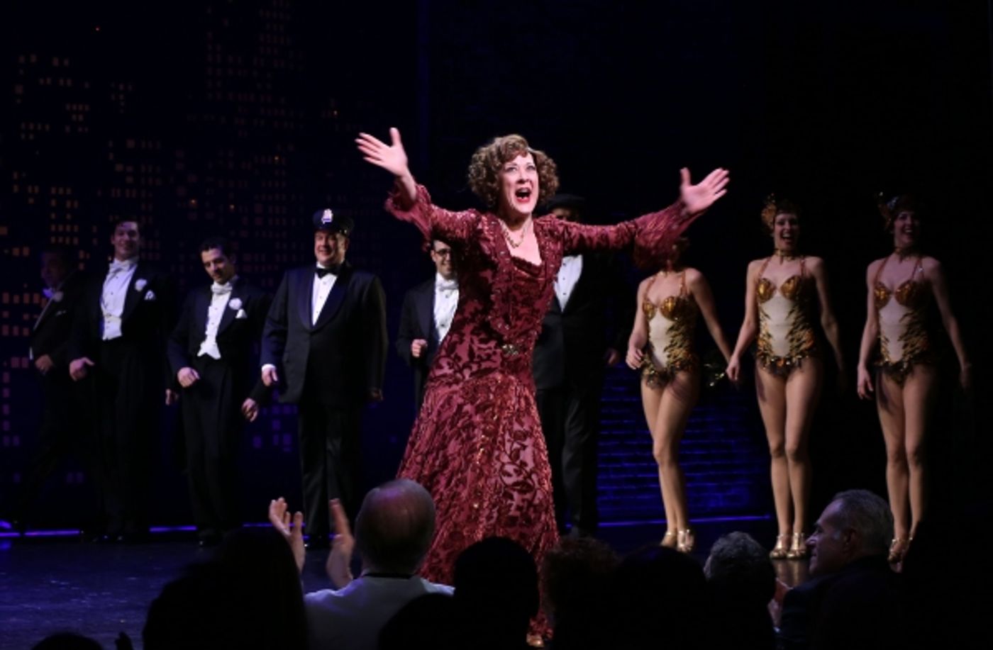 Photo Coverage: Sitting at the Top of the World! BULLETS OVER BROADWAY Cast Takes Opening Night Bows  Image