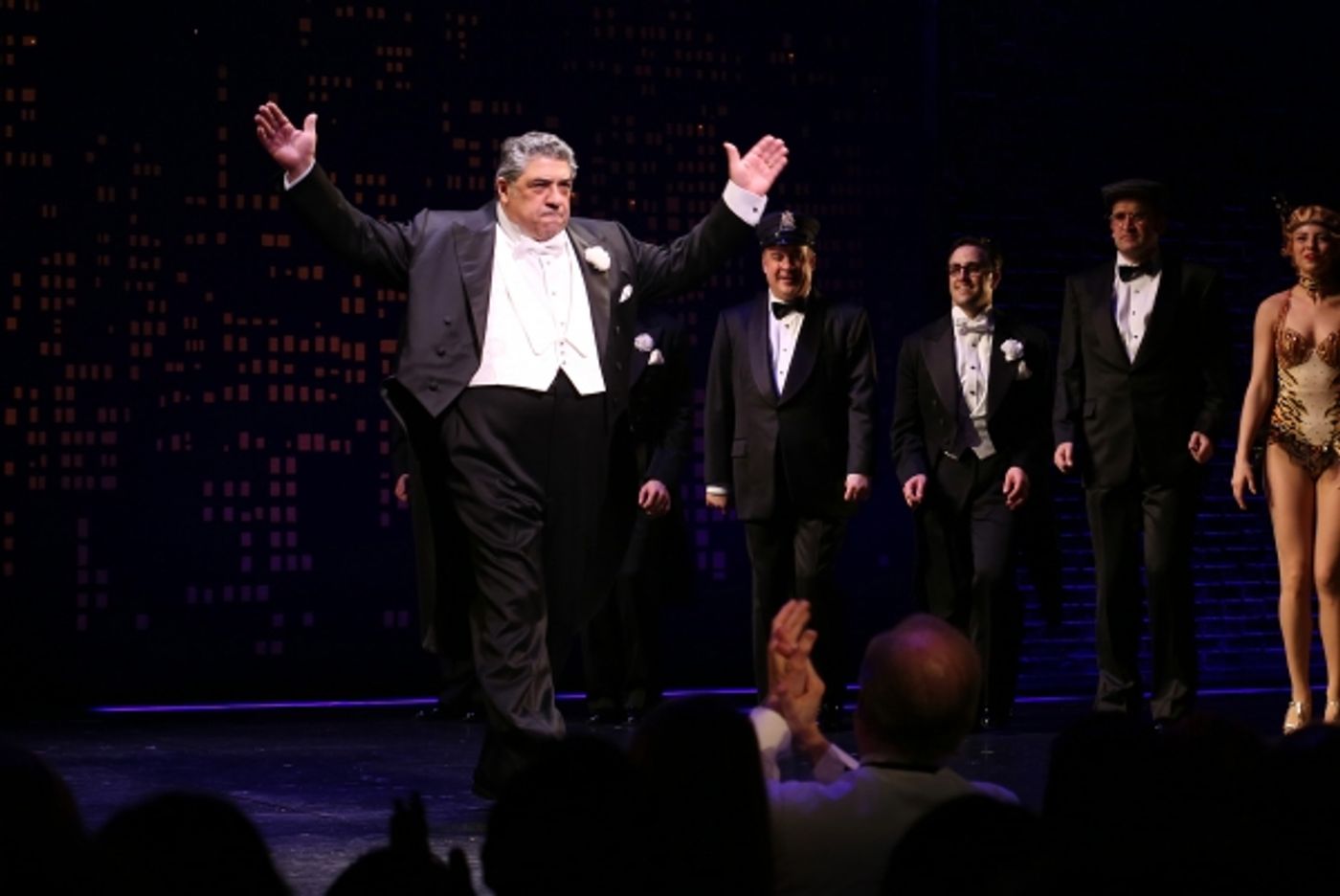 Photo Coverage: Sitting at the Top of the World! BULLETS OVER BROADWAY Cast Takes Opening Night Bows  Image