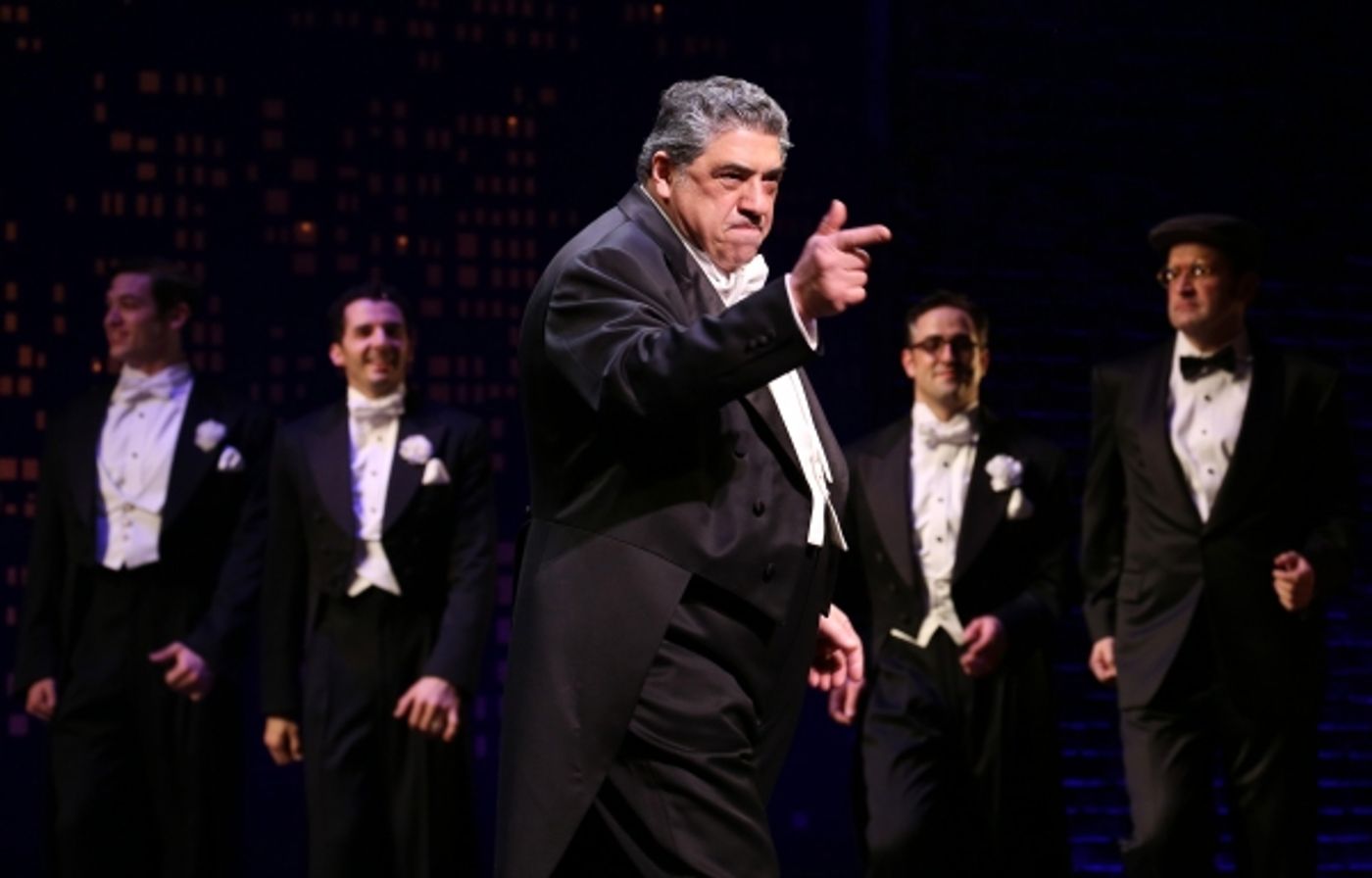 Photo Coverage: Sitting at the Top of the World! BULLETS OVER BROADWAY Cast Takes Opening Night Bows  Image