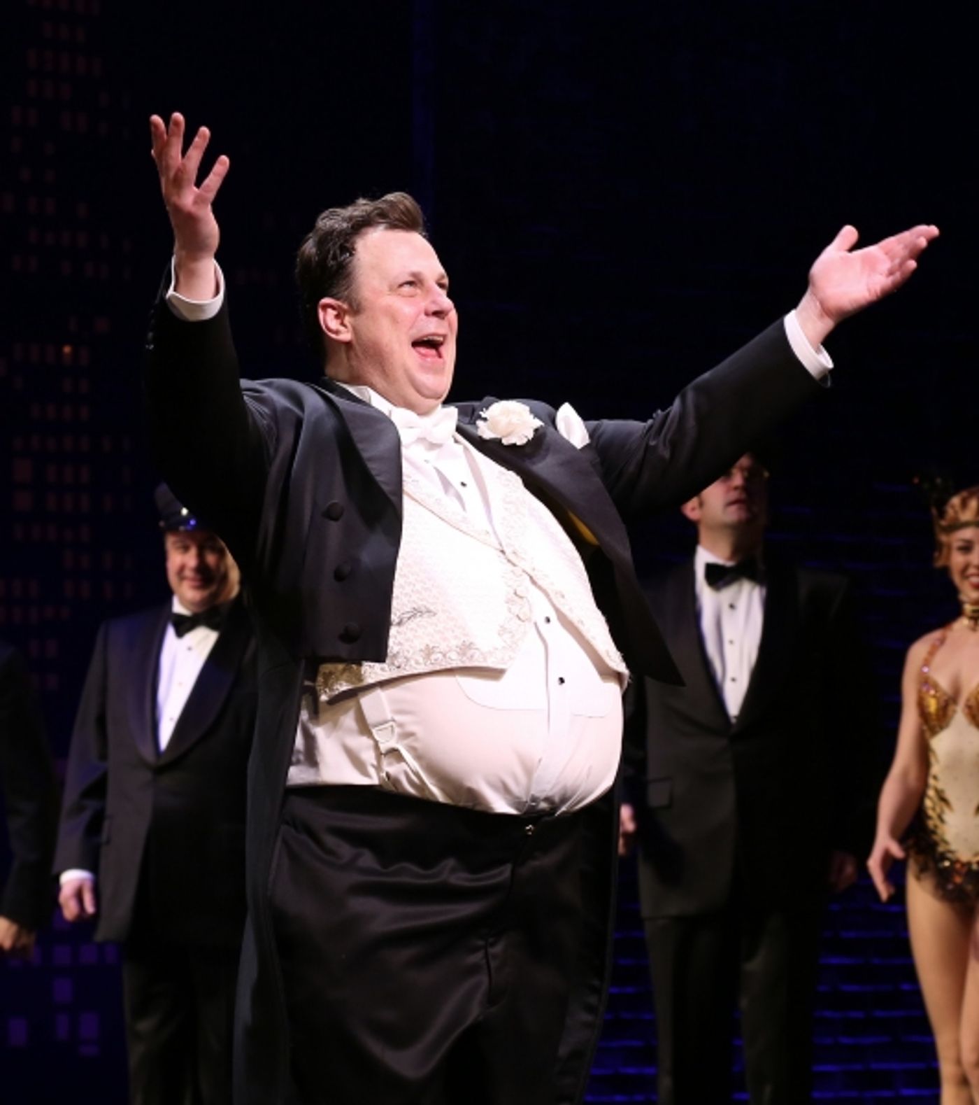 Photo Coverage: Sitting at the Top of the World! BULLETS OVER BROADWAY Cast Takes Opening Night Bows  Image